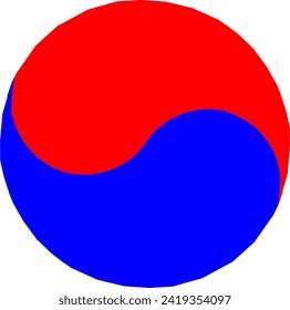 Korean circle symbol vector icons