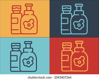Plantilla de logotipo de cosméticos coreanos, icono sencillo y plano de la piel, crema, piel de cuidado, crema, cuidado
