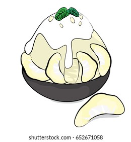 korean dessert durian