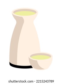 korean drink bottle isolated icon