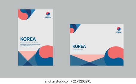 Korean Flag Traditional Pattern Background Image