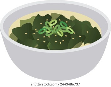 Korean food_Wakame soup
Korean soup