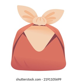 korean gift present isolated icon