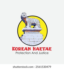 Korean Haetae (also spelled Haechi)a mythical creature that symbolizes protection and justice in Korean culture