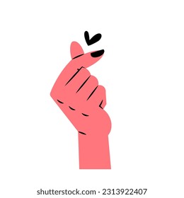 Report Abuse  Korean Finger Heart Png  Free Transparent PNG Clipart  Images Download