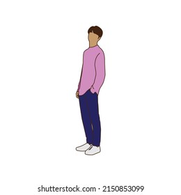 Korean Idol Simple Modern Vector