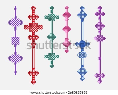 Korean Knot Pattern Illustration Design