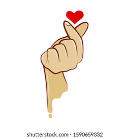 Korean Heart Sign Images, Stock Photos & Vectors | Shutterstock