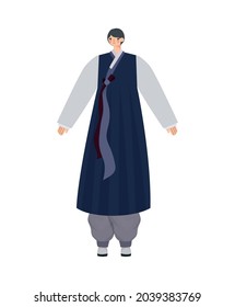 representación del hombre de corea sobre el blanco