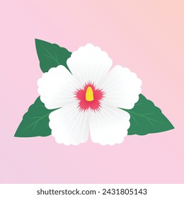 Korean national flower vector illustration