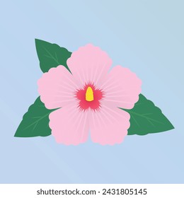 Ilustración de vector de flor nacional coreana