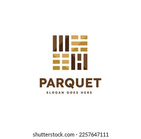 korean parquet flooring logo vector