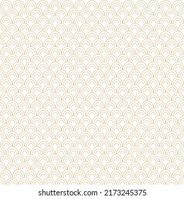 Korean pattern. Seamless chinese and japanese traditional background. Abstract golden waves in asian style. Asian texture, textile, print, wallpaper. Chinese banner vector illustration
