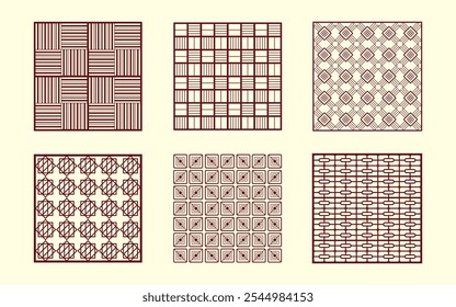 Korean Pattern Set with different style