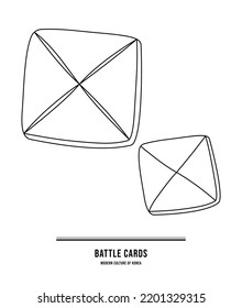 It's a Korean retro game called slap-match. It's a paper game for kids.