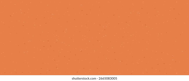 Koreanisches Reispapier mit Kornstruktur. Recycling und japanisches Muster auf orangefarbenem Hintergrund. Vektor alte Tapete.