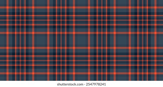 Korean texture background plaid, choice pattern fabric tartan. Warmth check textile vector seamless in dark and red colors palette.