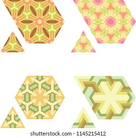 Korean tradition pattern. geometric pattern
