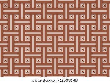 Patrón de pared tradicional de ladrillo coreano