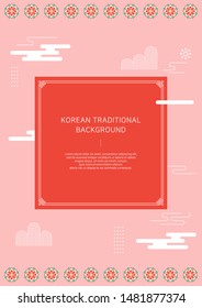 Korean traditional concept vector illustration.