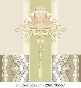 Korean traditional design and pattern background