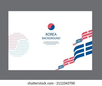 Korean traditional flag pattern graphic background image