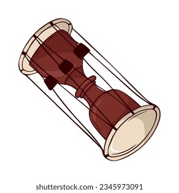 Koreanisches traditionelles nationales Musikinstrument Drum Wechsler Vektorgrafik