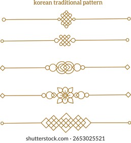 한국 전통 문양 벡터 그래픽, korean traditional pattern