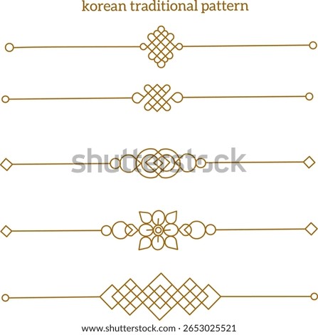 한국 전통 문양 벡터 그래픽, korean traditional pattern