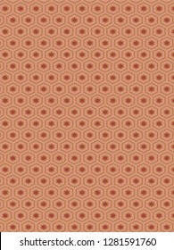Korean traditional pattern, abstract & geometry vector pattern, oriental wallpaper