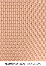 Korean traditional pattern, abstract & geometry vector pattern, oriental wallpaper