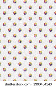 Korean traditional pattern, abstract & geometry vector pattern, oriental wallpaper, korean vintage background