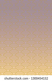Korean traditional pattern, abstract & geometry vector pattern, oriental wallpaper, korean vintage background