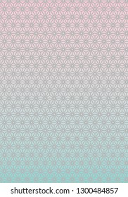Korean traditional pattern, abstract & geometry vector pattern, oriental wallpaper, korean vintage background