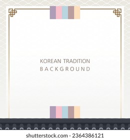banner de fondo tradicional coreano.