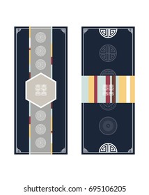 Korean traditional pattern background banner