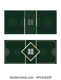 Korean traditional pattern background banner