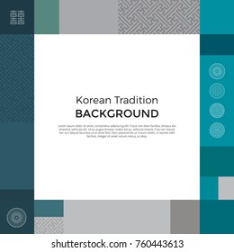 Korean Traditional Pattern Background Banner