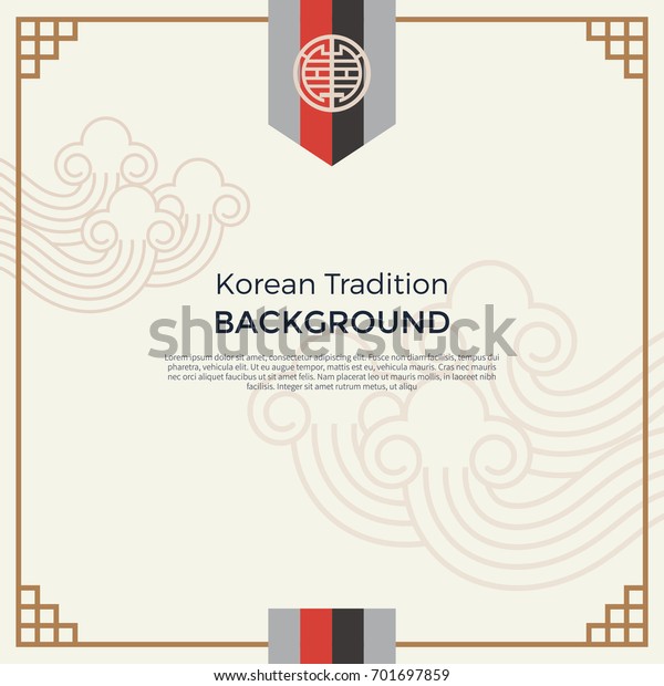 Korean traditional
pattern background
banner