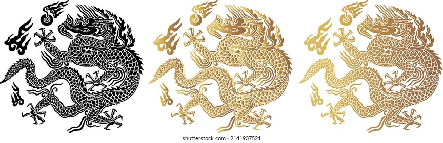 964 Korean dragon Stock Vectors, Images & Vector Art | Shutterstock