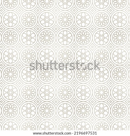 Korean traditional pattern design with beige gradation color.
