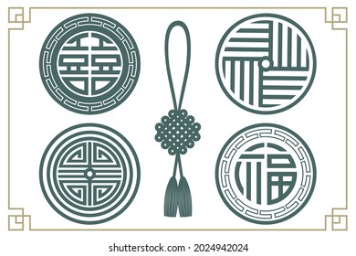 Korean   traditional pattern design elements