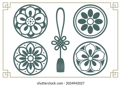 Korean   traditional pattern design elements