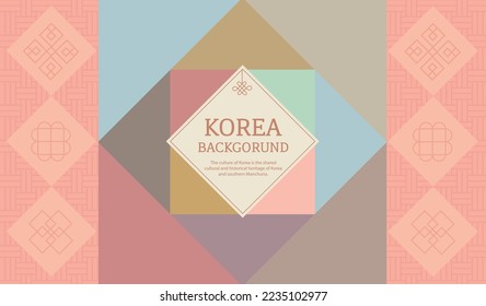 Korean Traditional Pattern Graphic Background Image