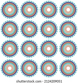 Korean traditional pattern lotus architecture style