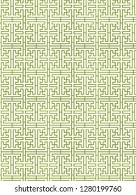 Korean traditional pattern, Seamless geometric pattern vector