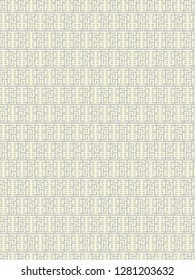 Korean traditional pattern, Seamless geometric pattern vector