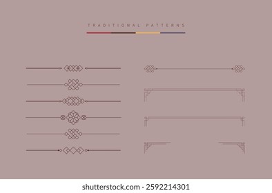Korean traditional patterns and patterns