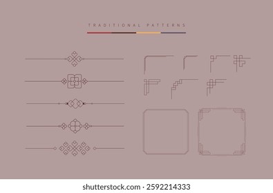 Korean traditional patterns and patterns