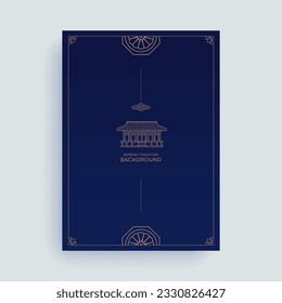 Korean Traditional Patterns  Background Poster Design